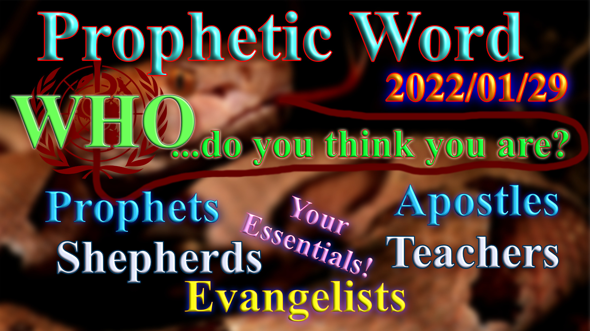 Word 2022 01 29 WHO And 5 fold Ministry Bindernowski