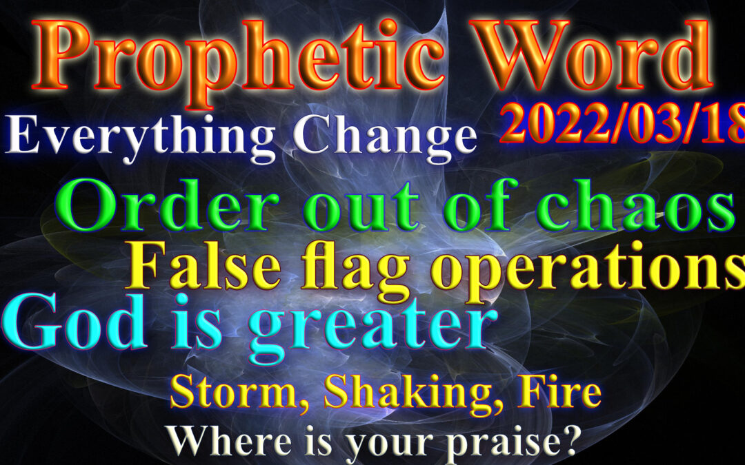 Word 2022-03-18 changes, storms quakes and fire