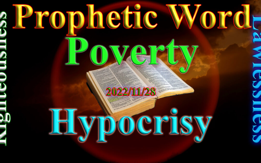 Word 2022-11-28 Poverty or Hypocrisy