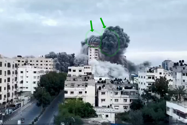 controlled demolition gaza reuters 1b