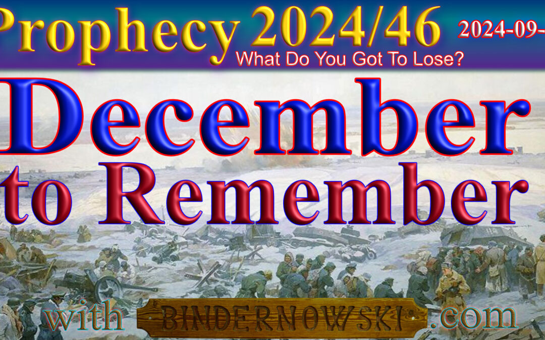 Prophecy (Poetry) 2024/09/29 December… to Remember