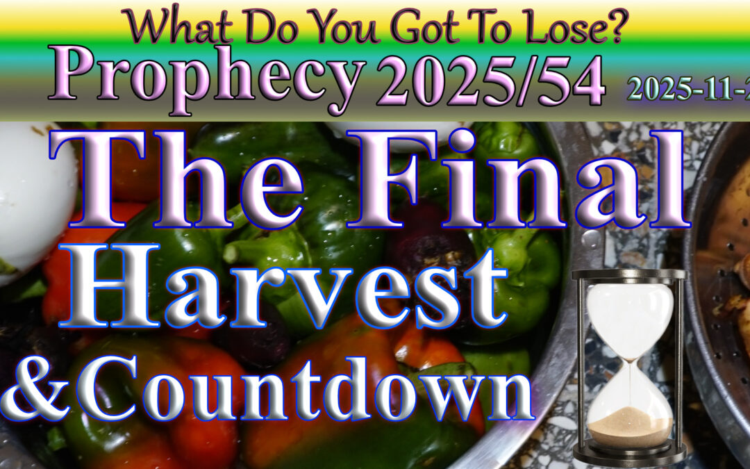 Word 2025/11/25 The final harvest, The final countdown