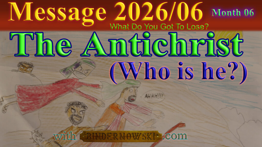 Message 2026-06 The Antichrist